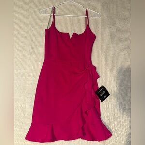 pink lulus dress size medium never worn